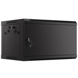 Wall Rack Cabinet 19" 6U F450 600x450x379mm mur démonté DIY Black Lanberg