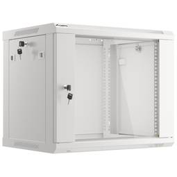 Szafa Rack Wisząca 19" 9U F450 600x450x512mm mur démonté DIY Biała Lanberg