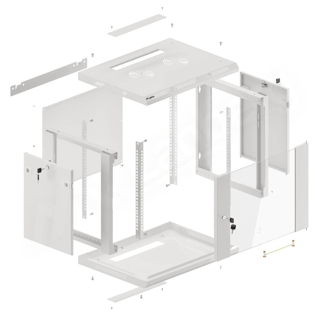 Armadio Rack a parete 19