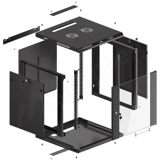 Armario Rack mural 19