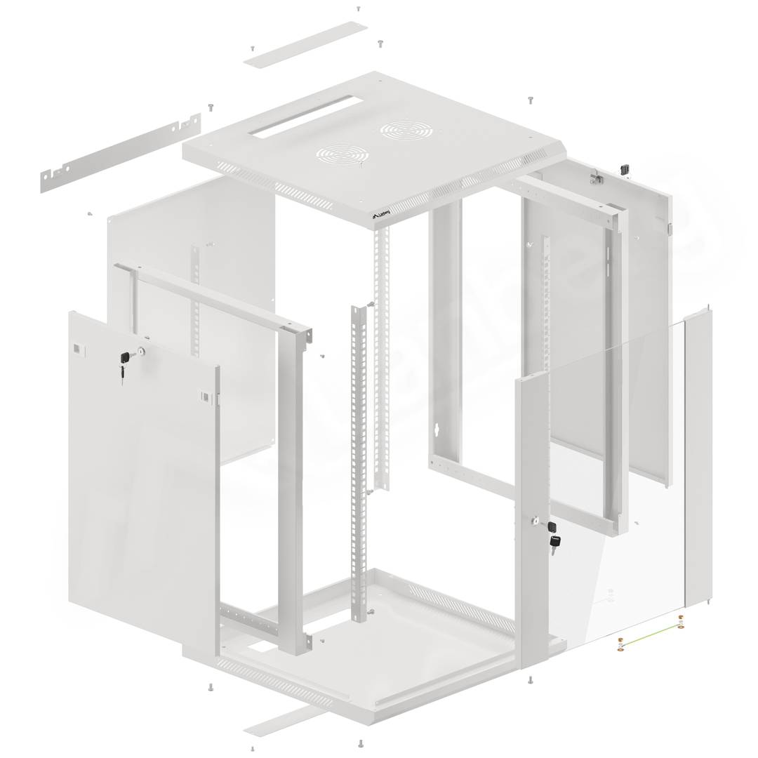 Armadio Rack a parete 19