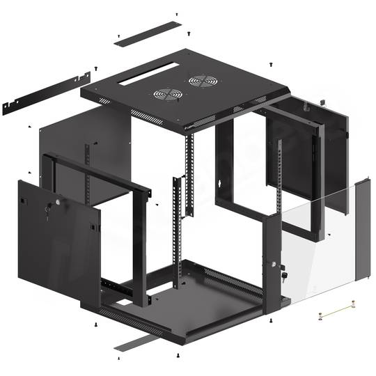 Rack cabinet 19