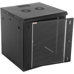 Armário rack de parede 19'' 9U 600x600x506 mm SOHORack by RackMatic em preto RAL 9005