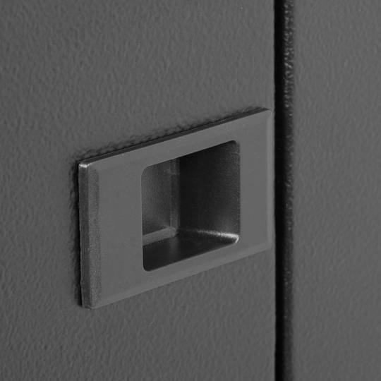 Armari rack mural 19'' 12U 600x600x639 mm de paret SOHORack de RackMatic de color negre RAL 9005