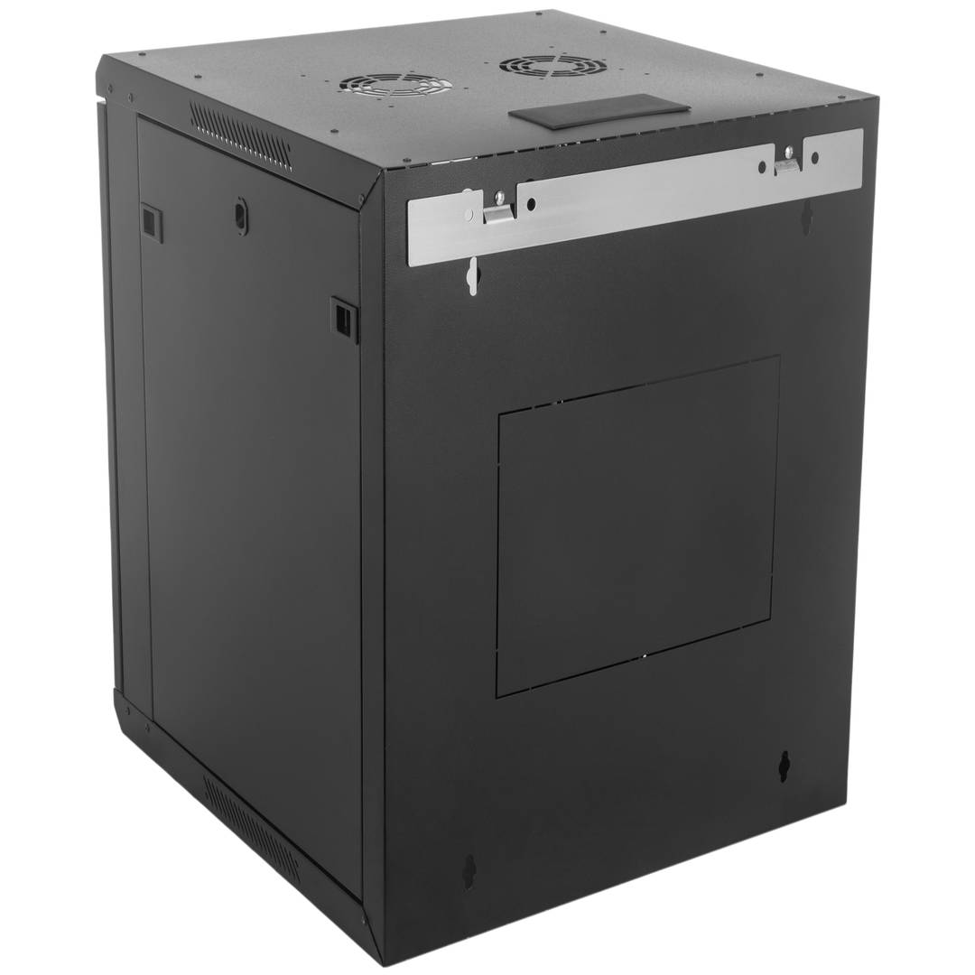 Armadio rack 19'' 15U 600x600x772 mm a parete SOHORack di RackMatic in nero RAL 9005