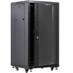 Armadio rack 19" da pavimento 22U 800x800x1160mm nero MobiRack DIY smontato