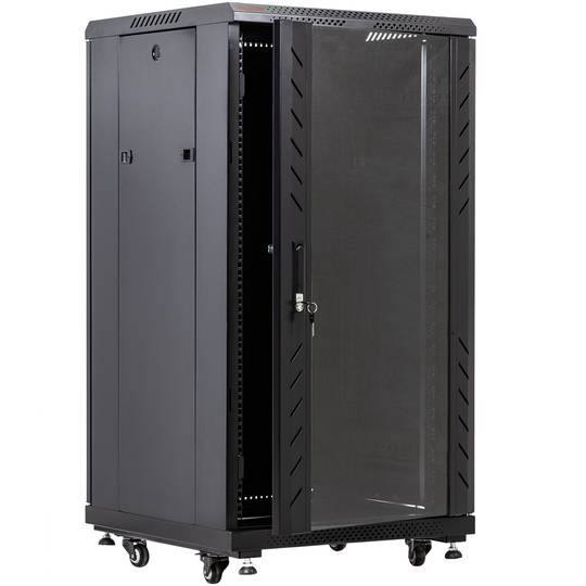 Armario rack 19'' de pie 42U 600x600x2000mm negro MobiRack DIY desmontado