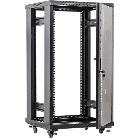Armario rack 19'' de pie 42U 600x600x2000mm negro MobiRack DIY desmontado