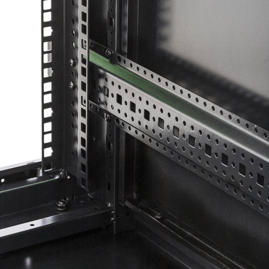 Armario rack 19'' de pie 42U 600x600x2000mm negro MobiRack DIY desmontado