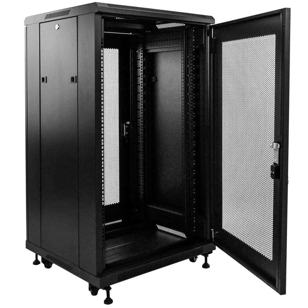 Rack serveur 19 22U 600x600x1090 mm armoire meuble noir MobiRack -  Cablematic