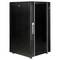 Armoire rack 19'' debout 16U 600x600x825mm MobiRack par RackMatic Porte noire et verre trempé