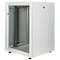 Armoire rack 19'' debout 16U 600x600x825mm MobiRack par RackMatic Blanc et porte verre trempé