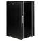 Rack cabinet 19'' standing 22U 600x600x1081mm MobiRack by RackMatic Black and tempered glass door