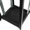 Rack cabinet 19'' standing 22U 600x600x1081mm MobiRack by RackMatic Black and tempered glass door