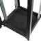 Rack cabinet 19'' standing 32U 600x600x1536mm MobiRack by RackMatic Black and tempered glass door