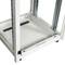 Armario rack 19'' de pie 32U 600x600x1536mm MobiRack de RackMatic Blanco y puerta de cristal templado