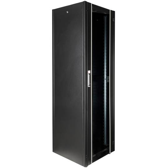 Armoire rack 19'' 42U 600x600x1980mm MobiRack par RackMatic Porte noire et verre trempé