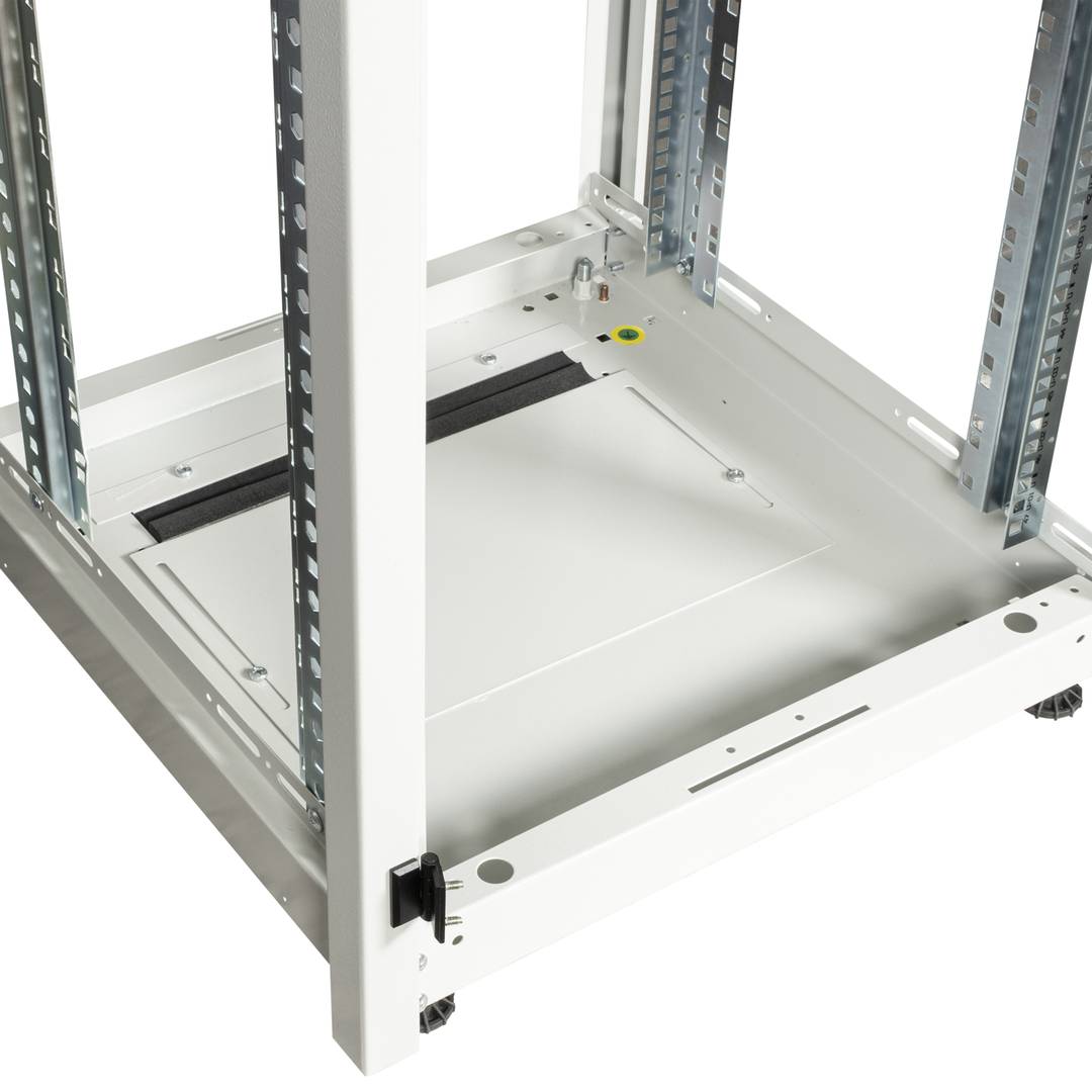 Armari rack 19'' de peu 42U 600x600x1980mm MobiRack de RackMatic Blanc i porta de vidre temperat