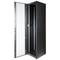 Armari rack 19'' de peu 47U 600x600x2202mm MobiRack de RackMatic Negre i porta de vidre temperat