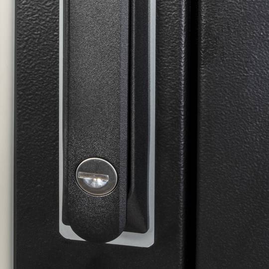Armari rack 19'' de peu 47U 600x600x2202mm MobiRack de RackMatic Negre i porta de vidre temperat