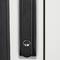 Rack cabinet 19'' standing 47U 600x600x2202mm MobiRack by RackMatic White and tempered glass door
