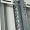 Rack cabinet 19'' standing 47U 600x600x2202mm MobiRack by RackMatic White and tempered glass door