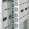 Rack cabinet 19'' standing 47U 600x600x2202mm MobiRack by RackMatic White and tempered glass door