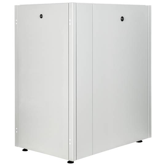 Rackkast 19'' staand 22U 600x800x1081mm MobiRack van RackMatic Witte en gehard glazen deur