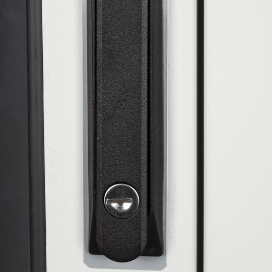 Rackkast 19'' staand 22U 600x800x1081mm MobiRack van RackMatic Witte en gehard glazen deur