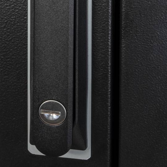 Armadio rack 19'' in piedi 32U 600x800x1536mm MobiRack di RackMatic Porta nera e vetro temperato