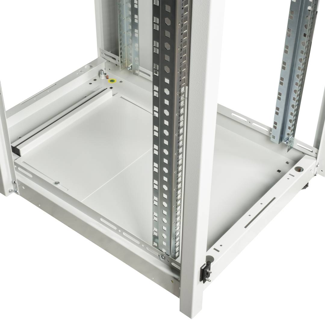 Armari rack 19'' de peu 32U 600x800x1536mm MobiRack de RackMatic Blanc i porta de vidre temperat