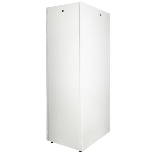 Rackkast 19'' staand 42U 600x800x1980mm MobiRack van RackMatic Witte en gehard glazen deur