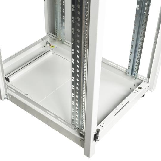 Rackkast 19'' staand 42U 600x800x1980mm MobiRack van RackMatic Witte en gehard glazen deur
