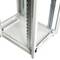 Rackkast 19'' staand 42U 600x800x1980mm MobiRack van RackMatic Witte en gehard glazen deur