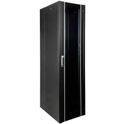 19'' staande rackkast 47U 600x800x2202mm MobiRack van RackMatic Deur zwart en gehard glas