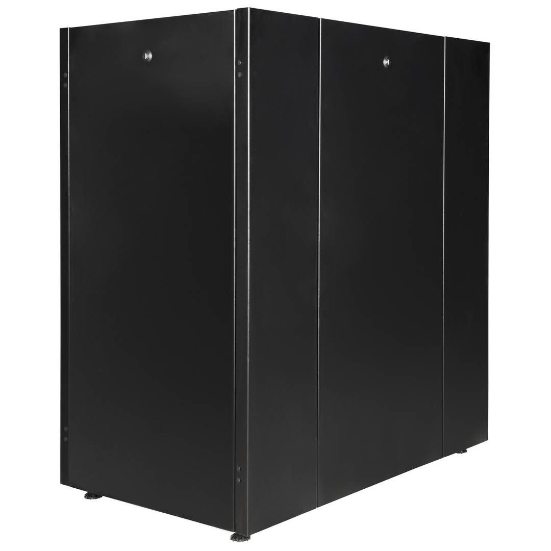 Rack cabinet 19'' standing 22U 600x1000x1081mm MobiRack by RackMatic Black and tempered glass door