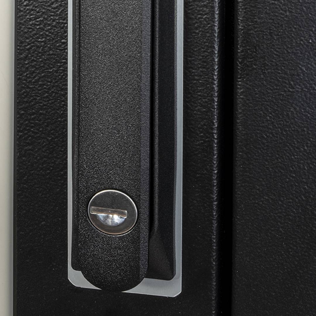 Rack cabinet 19'' standing 22U 600x1000x1081mm MobiRack by RackMatic Black and tempered glass door