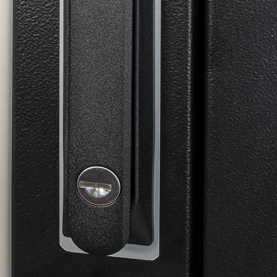 Rack cabinet 19'' standing 22U 600x1000x1081mm MobiRack by RackMatic Black and tempered glass door