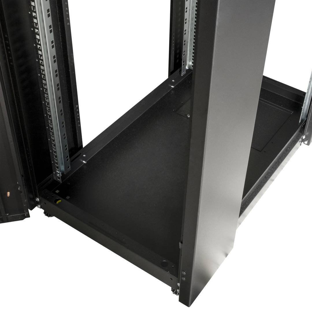 Rack cabinet 19'' standing 22U 600x1000x1081mm MobiRack by RackMatic Black and tempered glass door