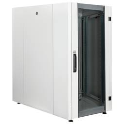 Armadio rack 19'' in piedi 22U 600x1000x1081mm MobiRack di RackMatic Anta bianca e vetro temperato