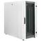 Rack cabinet 19'' standing 22U 600x1000x1081mm MobiRack by RackMatic White and tempered glass door