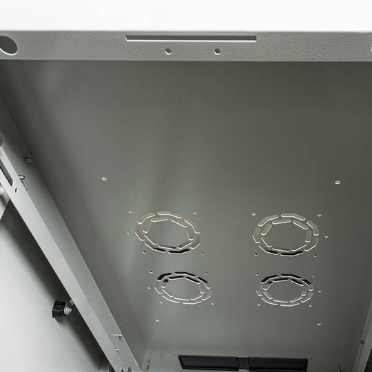 Rack cabinet 19'' standing 22U 600x1000x1081mm MobiRack by RackMatic White and tempered glass door