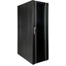 Armário rack 19'' 42U 600x1000x1980mm MobiRack by RackMatic Porta preta e vidro temperado