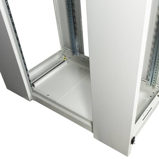 Rackkast 19'' staand 42U 600x1000x1980mm MobiRack van RackMatic Deur wit en gehard glas