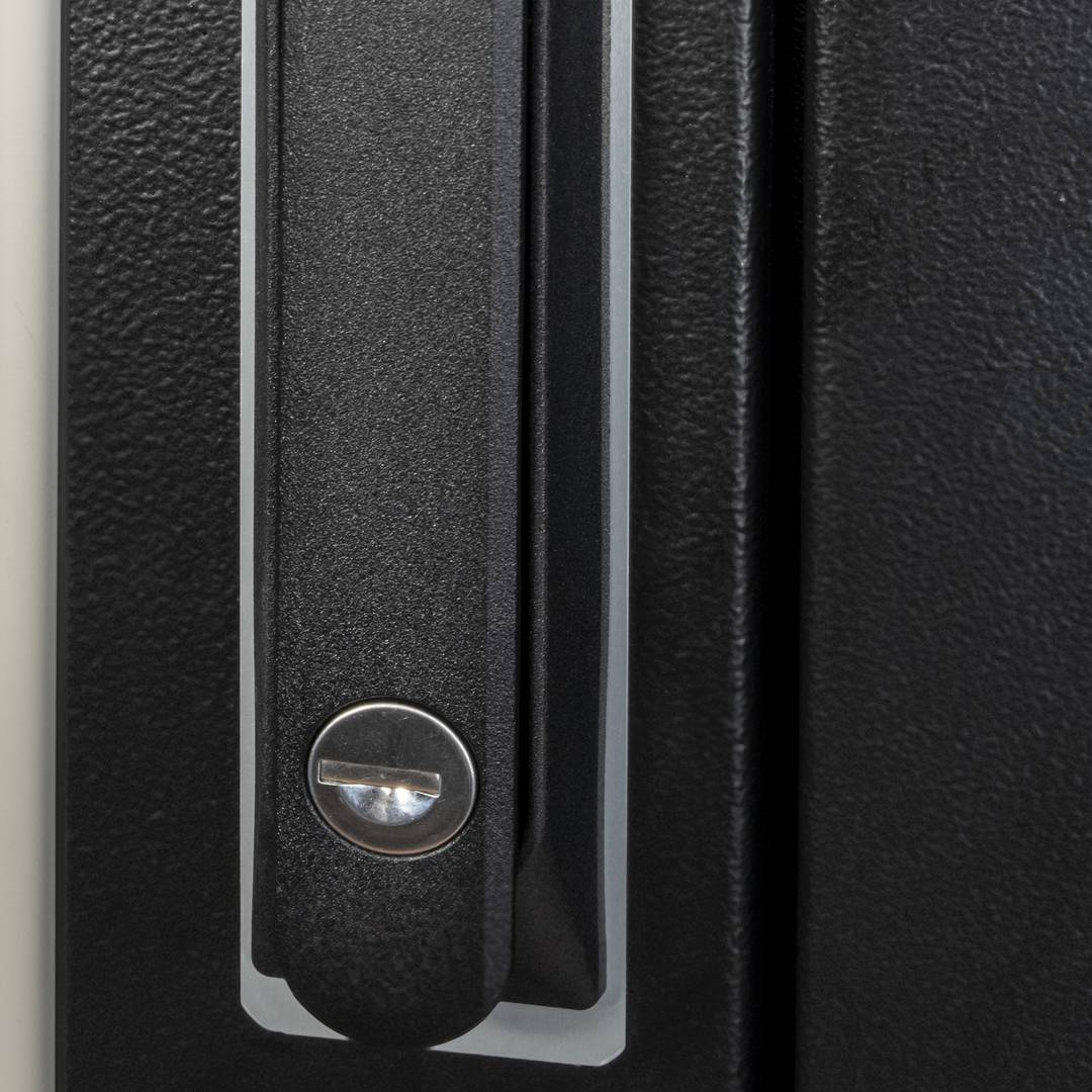Armadio rack 19'' da terra 47U 600x1000x2202mm MobiRack di RackMatic Anta nera e vetro temperato