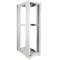 Szafa rack 19'' stojąca 47U 600x1000x2202mm MobiRack by RackMatic Białe i drzwi ze szkła hartowanego