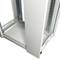 Szafa rack 19'' stojąca 47U 600x1000x2202mm MobiRack by RackMatic Białe i drzwi ze szkła hartowanego