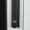 Armoire rack 19'' debout 42U 600x1200x1980mm MobiRack par RackMatic Blanc et porte verre trempé