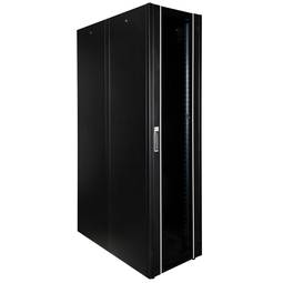 19'' standing rack cabinet 47U 600x1200x2202mm MobiRack by RackMatic Black and tempered glass door