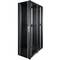 Szafa rack 19'' stojąca 47U 600x1200x2202mm MobiRack by RackMatic Czarna i drzwiczki ze szkła hartowanego